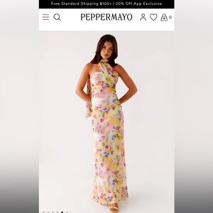 NWT Peppermayo- Songbird Maxi Dress - Sunburst Floral